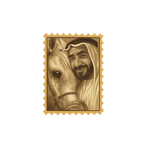 شيخ زايد مع خيل